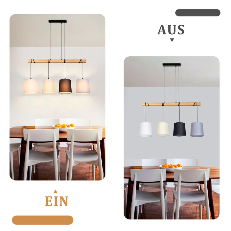 Niyon 4 - Light Kitchen Island Bell Pendant