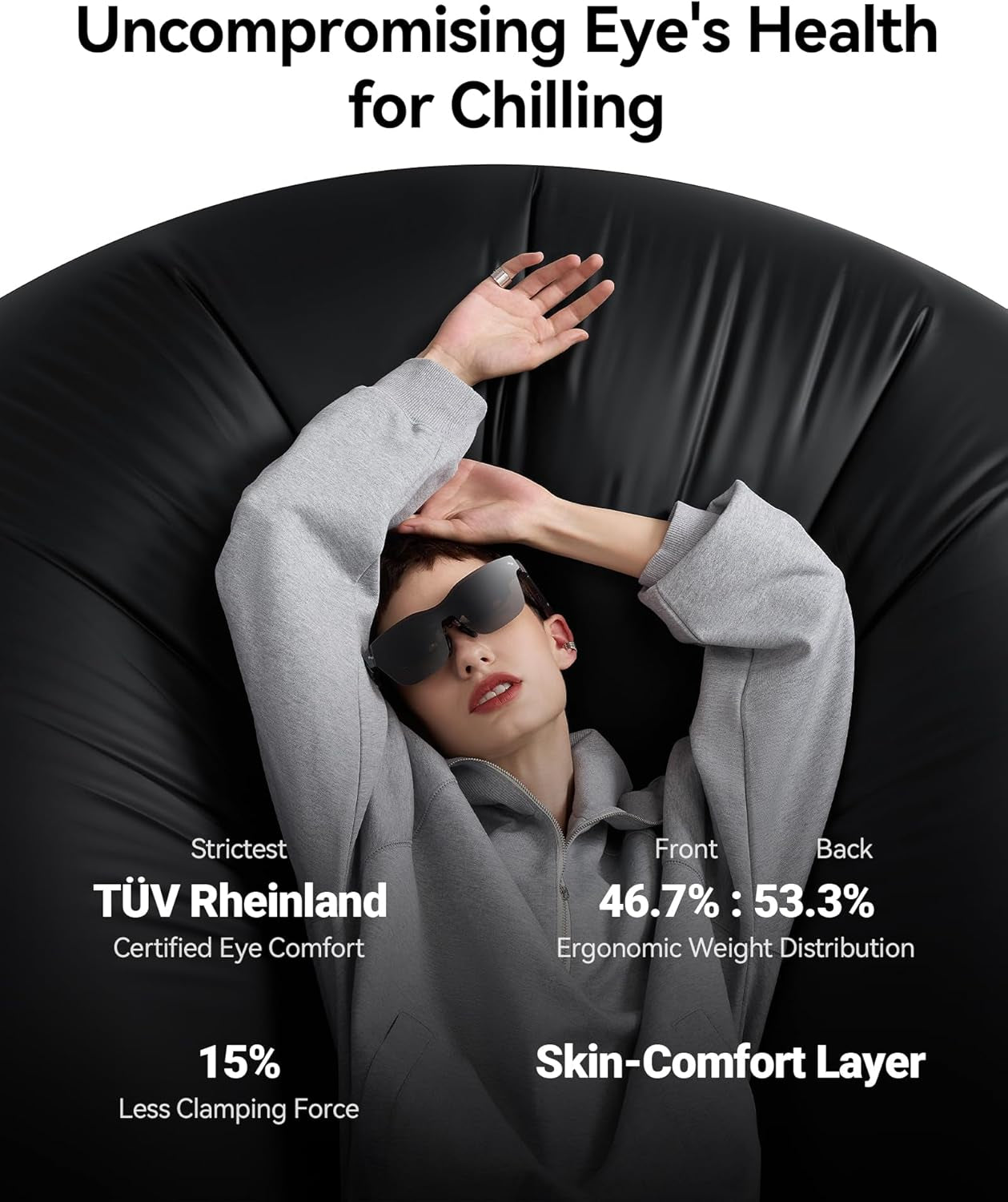 Air 2S XR Glasses - AR Glasses, 201" 120Hz 5000 Nits FHD OLED Display, Video Display Glasses Compatible with Iphone 16,15/Android/Switch/Ps5/Steamdeck, 2024 Model