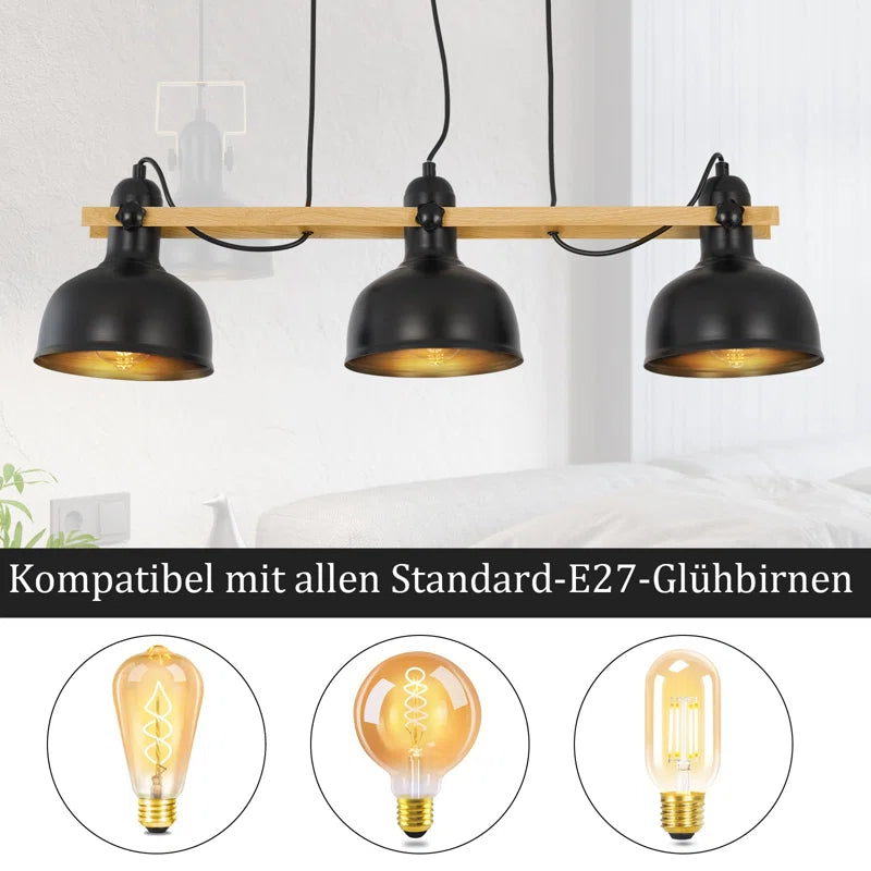 Lawnton 4 - Light Kitchen Island Linear Pendant