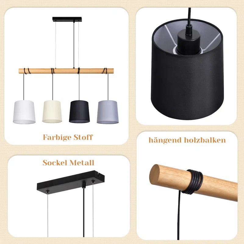 Niyon 4 - Light Kitchen Island Bell Pendant