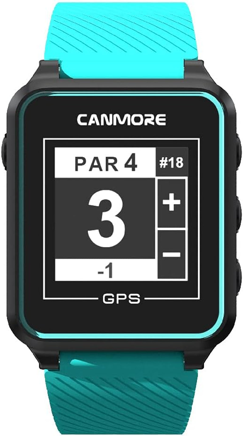TW353 Golf GPS Watch for Men and Women, High Contrast LCD Display, Free Update over 41,000 Preloaded Courses Worldwide, Lightweight Essential Golf Accessory for Golfers, Turquoise