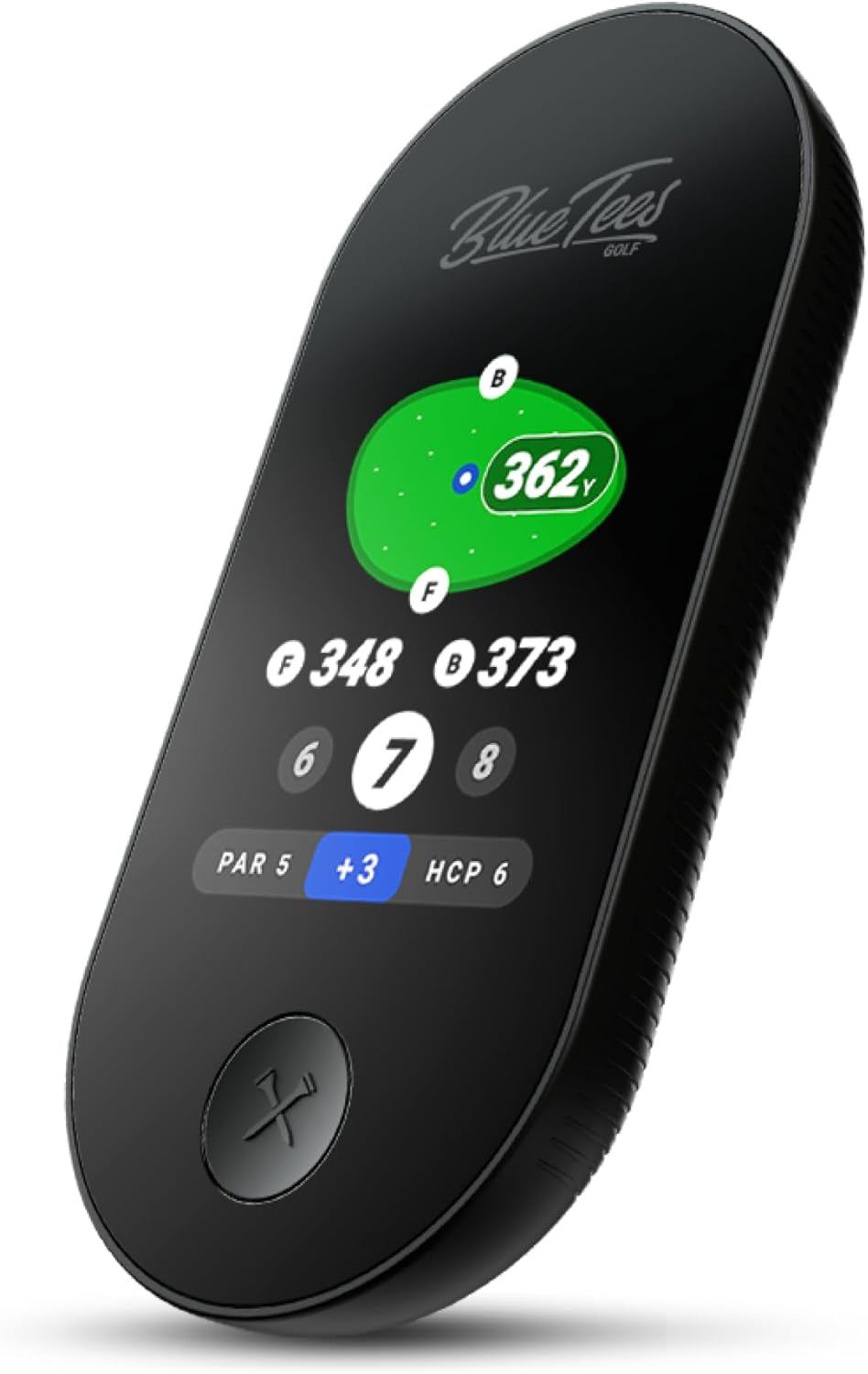 Ringer - Magnetic Golf GPS Handheld, Touch Screen Display, Water Resistant Golf Distance Range Finder, 40,000+ Preloaded Courses, 10+ Hours Battery, Built-In Magnetic Strip