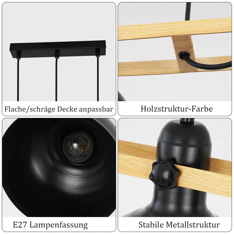 Lawnton 4 - Light Kitchen Island Linear Pendant