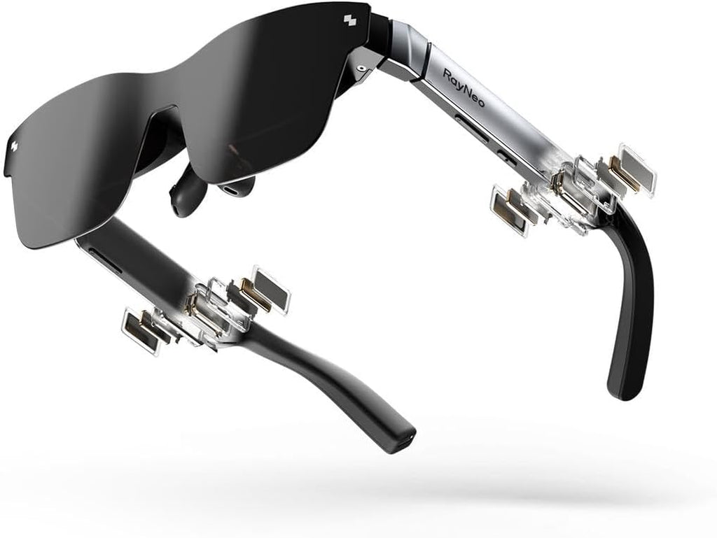 Air 2S XR Glasses - AR Glasses, 201" 120Hz 5000 Nits FHD OLED Display, Video Display Glasses Compatible with Iphone 16,15/Android/Switch/Ps5/Steamdeck, 2024 Model