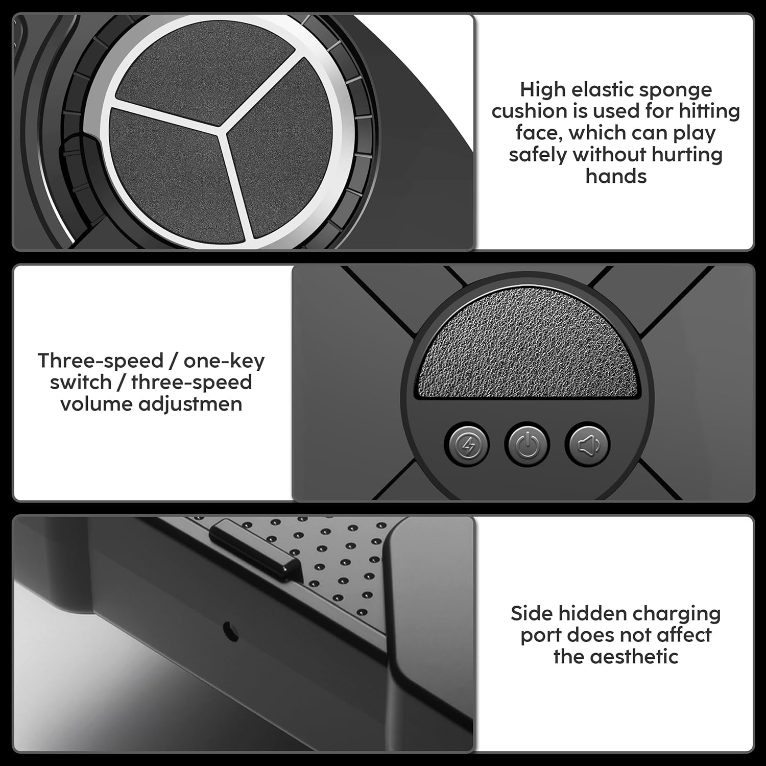 Music Boxing Machine Sport Toys for Kids and Adults,Wall Mounted Bluetooth Smart Punching Target,Training Pad Toy with Boxing Glove,Ideas Toys for Boys Girls Kids 3 4 5 6 7 8 9 10 11 12+ Years Old