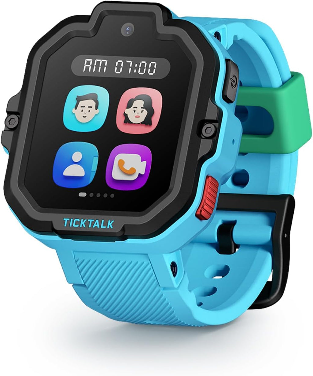 5 Kids Smart Watch with GPS Tracker, Voice & Video Calling, Texts, SOS & Parental Controls | Safe 4G LTE Smartwatch with Free Music, Reminders & School Mode for Boys & Girls Ages 3-12