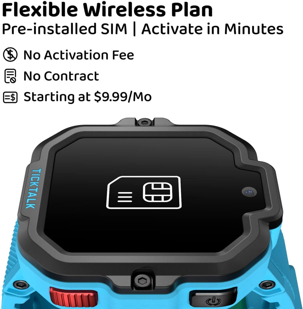 5 Kids Smart Watch with GPS Tracker, Voice & Video Calling, Texts, SOS & Parental Controls | Safe 4G LTE Smartwatch with Free Music, Reminders & School Mode for Boys & Girls Ages 3-12