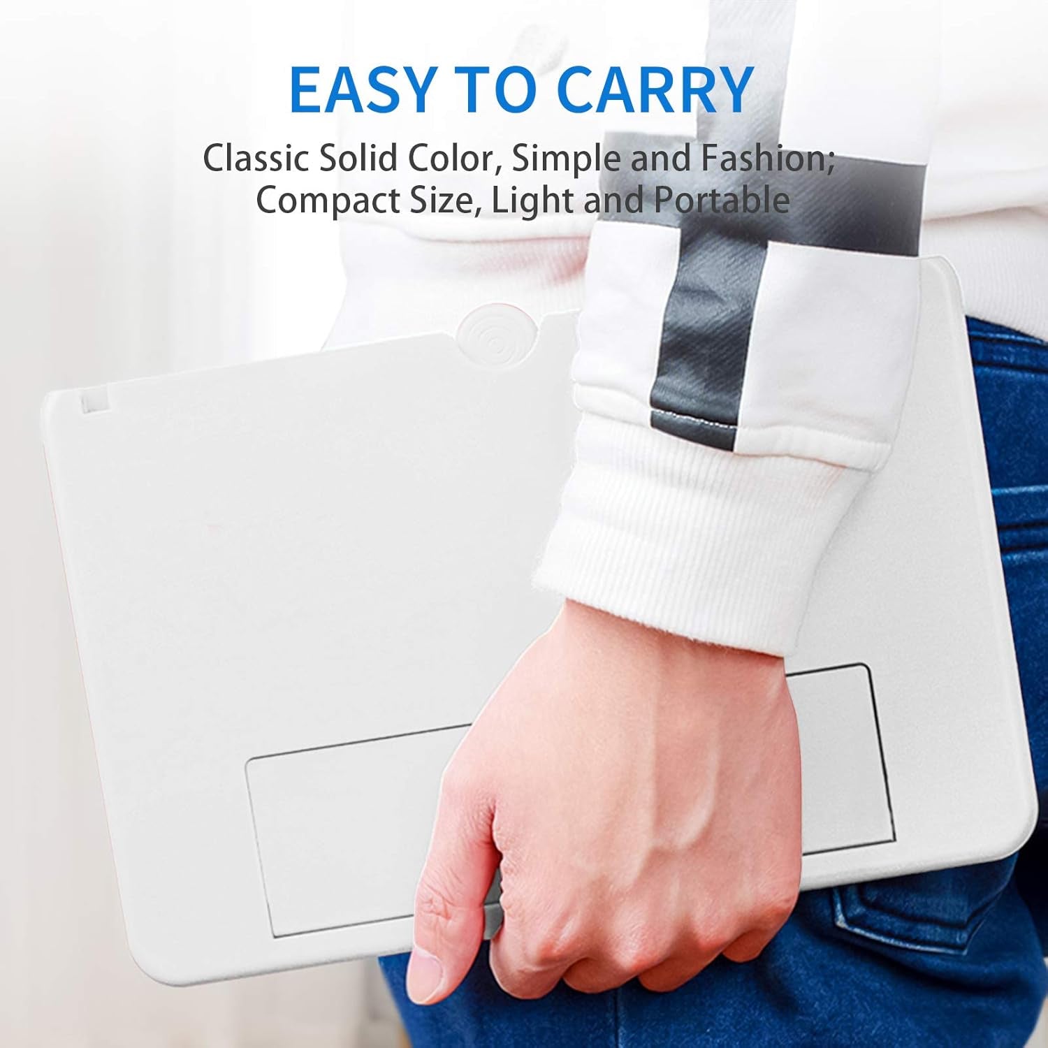 16 Inch Screen Magnifier for Cell Phone 3D Magnifier Screen Enlarger for Movies,Videos,Reading,Gaming-Screen Amplifie with Foldable Phone Stand Holder. Compatible with All Smartphones-White