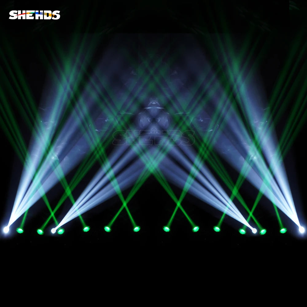 New Arrival  2PCS MINI 230W 7R Beam Bulb Moving Head Lighting Rainbow for Wedding Nightclub Theater Disco Performance