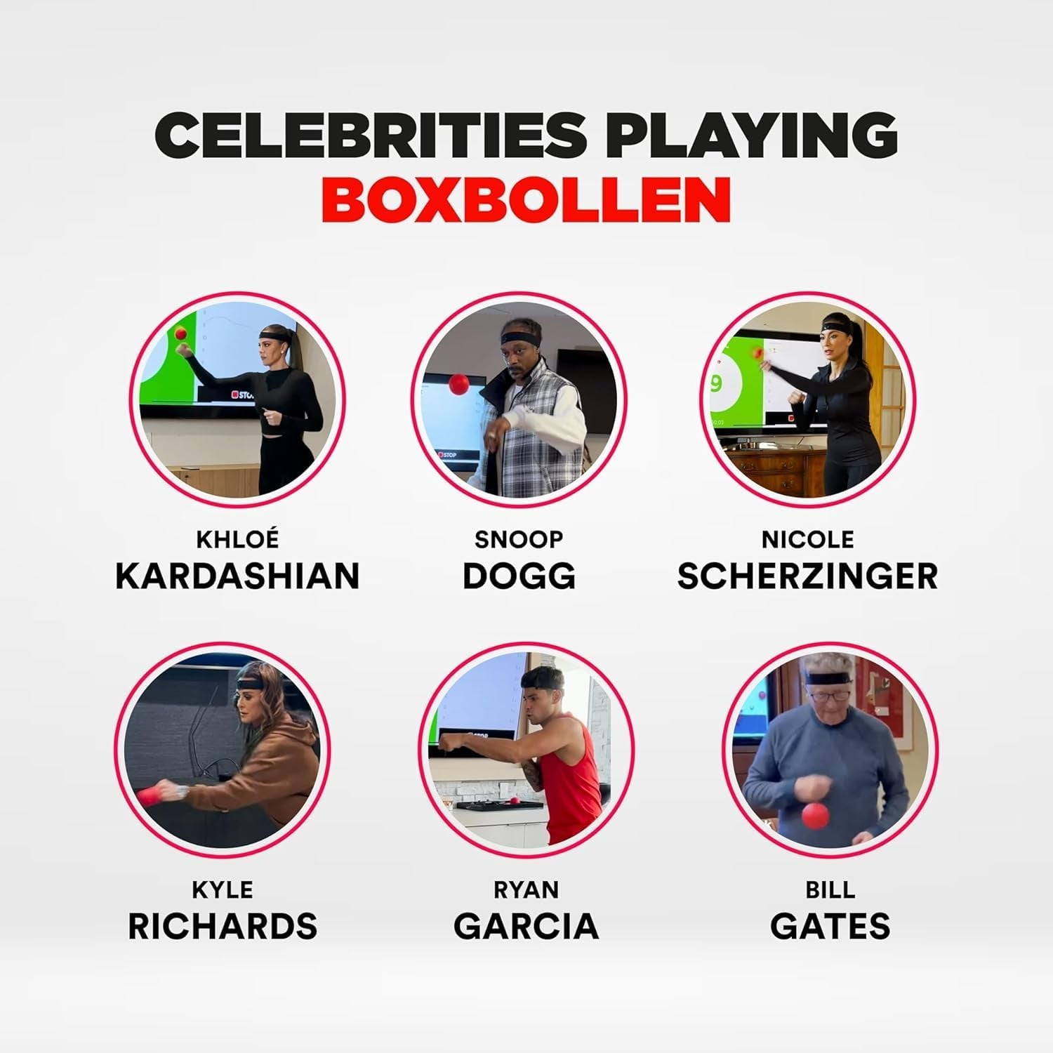 ® Boxing Reflex Ball – Celebrity-Endorsed Reaction Trainer | App-Connected Punch Counter | Fun Fitness for All Ages | Improve Coordination & Agility | Ideal Gift for Home Workouts