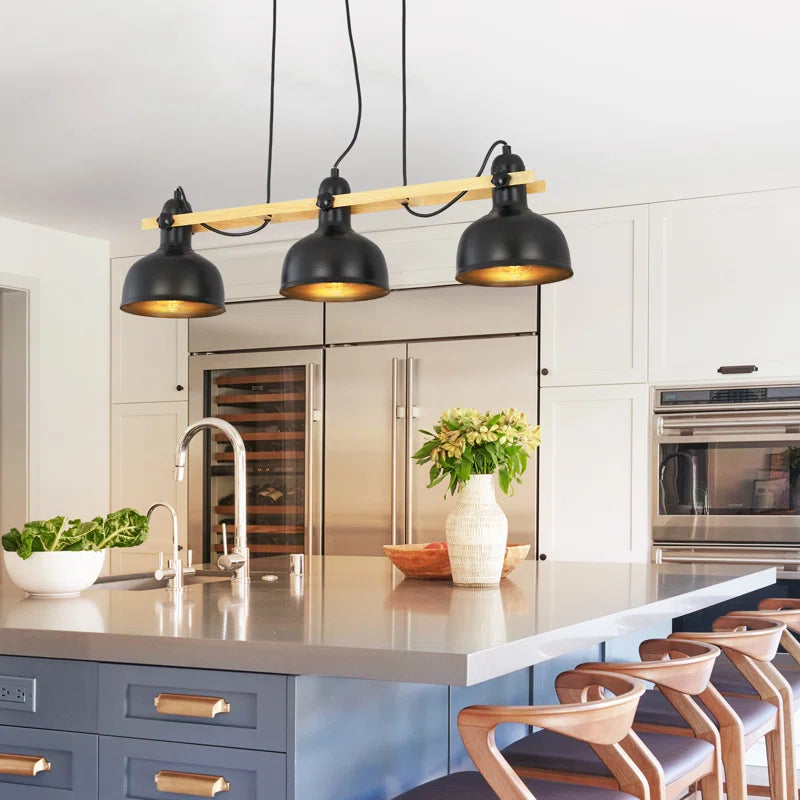 Lawnton 4 - Light Kitchen Island Linear Pendant