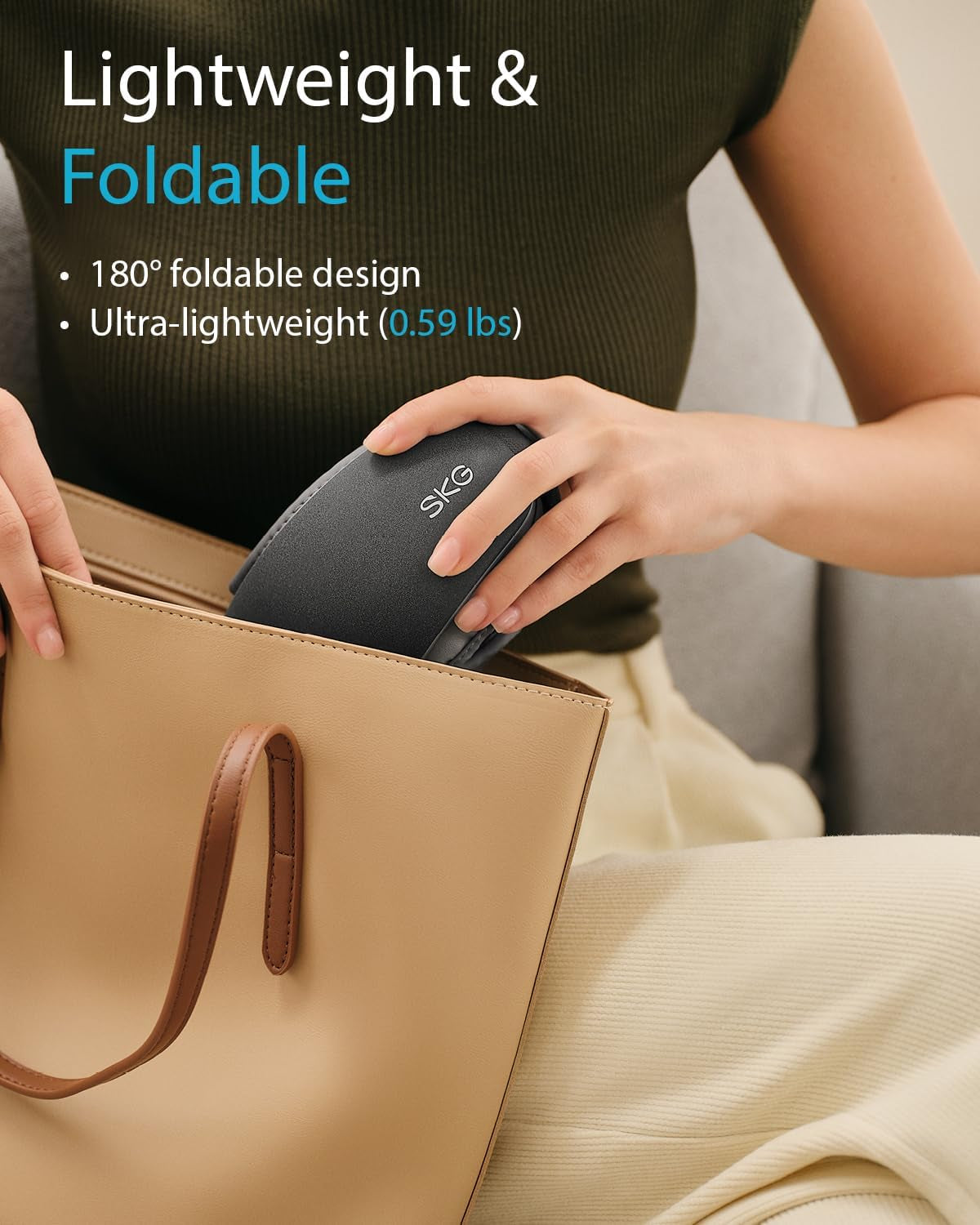 Heated Eye Massager, Portable Eye Mask for Relax & Eye Strain Relief, Bluetooth Massaging Eye Massager Ideal Mother'S Day/Birthday Gift for Mom, Dad, Women, Men