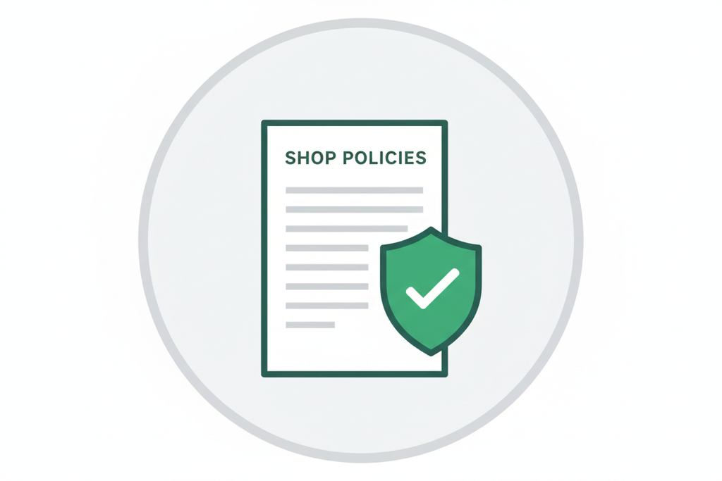 icon for shop policies 